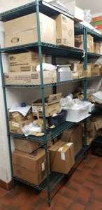 lot 36 image: Metro Green Antimicrobial Wire Shelf, Measures 48 x 87 x 24, Contents Not Included