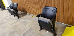 lot 58 image: Lot of 3 Folding Auditorium Seats
