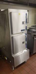 lot 2 image: Cleveland SteamCraft Ultra 10 Pan Conveection Steamer Cabinet, Model 24CGA10
