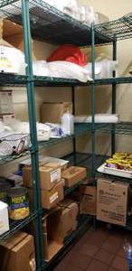 lot 25 image: Metro Green Antimicrobial Wire Shelf, 60 x 24 x 85