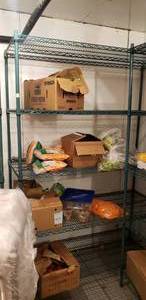 lot 27 image: Metro Green Antimicrobial Wire Shelf, 60 x 24 x 85