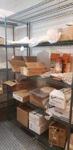 lot 30 image: Metro Green Antimicrobial Wire Shelf, 60 x 24 x 85