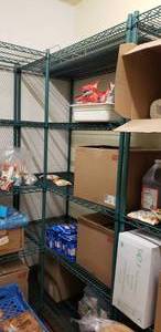 lot 34 image: Metro Green Antimicrobial Wire Shelf, 54 x 24 x 85