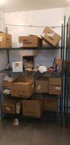 lot 35 image: Metro Green Antimicrobial Wire Shelf, Missing 1 Shelf, 54 x 24 x 85