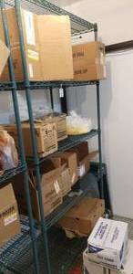 lot 38 image: Metro Green Antimicrobial Wire Shelf, 42 x 24 x 85