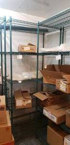 lot 39 image: Metro Green Antimicrobial Wire Shelf, 42 x 24 x 85
