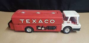 lot 12 image: Vintage 1960s Park Plastics Texaco Jet Fuel Tanker Toy Truck