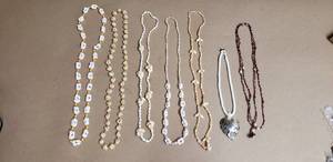 lot 83 image: Lot of 7 Sea Shell Necklaces