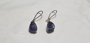 lot 96 image: Pair of Sterling Earrings - Stamped 925