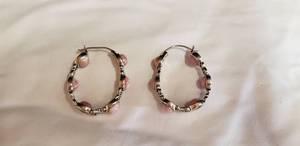 lot 99 image: Pair of Sterling Earrings - Stamped 925