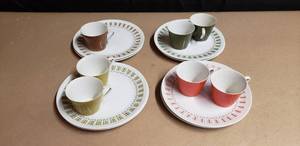lot 154 image: 15 Piece Japan Plate & Cup Set, Maker Not Known