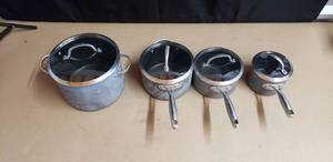 lot 209 image: Lot of 4 Cooks Pots