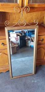 lot 227 image: Framed Mirror