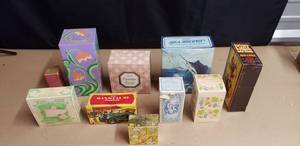 lot 237 image: Lot of 10 Vintage Avon Bottles - Bottles are Full with Original Boxes