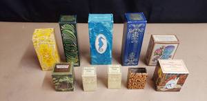 lot 241 image: Lot of 10 Vintage Avon Bottles - Bottles are Full with Original Boxes
