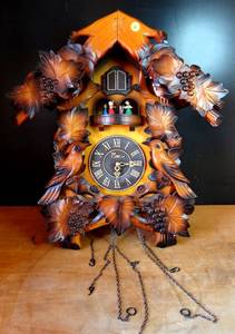 lot 4 image: WOODEN COO COO CLOCK AS SHOWN