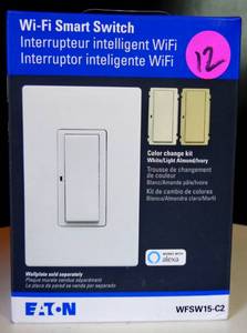 lot 12 image: Eaton WFSW15-C2 Wi-Fi Smart Universal Switch