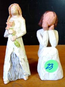 lot 23 image: WILLOW TREE ANGEL FIGURES AS SHOWN