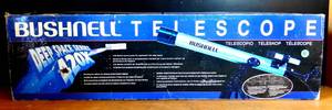 lot 55 image: Bushnell Deep Space 78-9512 60mm Refractor Telescope in Box - $$$