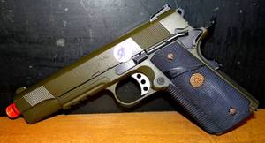 lot 58 image: Socom Gear WE Full Metal 1911 Special Unit Airsoft Gas Blowback Pistol