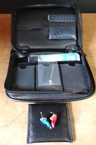 lot 63 image: 3 PAIR OF ASSORTED HEARING AIDS WITH BROCHURES AND STORAGE CASE