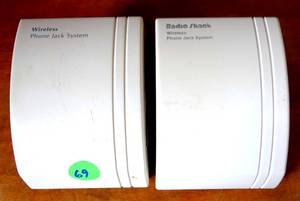lot 69 image: RADIO SHACK WIRELESS PHONE JACK (X2)