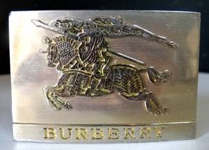 lot 107 image: NICE BURBERRY METAL GOLD TONE BUCKLE