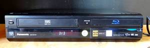 lot 125 image: Panasonic DMP-BD70V Blu-ray VHS Combo Multimedia Player