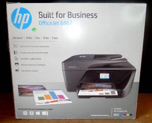 lot 147 image: HP OfficeJet 6962 Wireless All-in-One Color Inkjet Printer