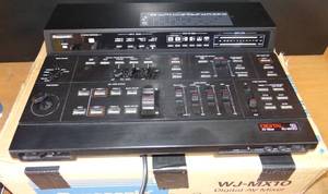 lot 217 image: BIG $ ITEM - Panasonic WJ-MX10 Digital Audio Video Production Mixer wWV-KB12A CHARACTER GENERATOR