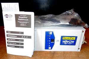 lot 161 image: BIG $ ITEM - TRIPP LITE SMART-1400-RM SMART PRO RACKMOUNT - NIB