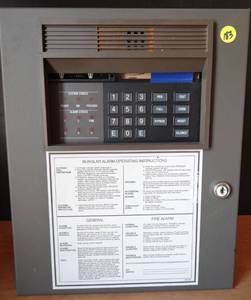 lot 183 image: ADT BURLAR ALRAMFIRE ALARM CONTROL UNIT