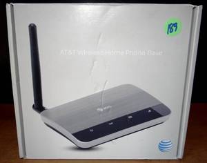lot 189 image: NEWSEALED AT&T Wireless Home Phone Base Model WF720 65498 $$