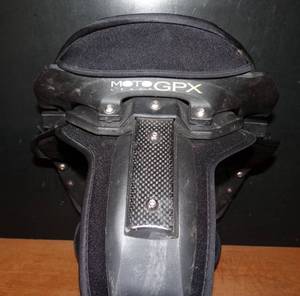 lot 191 image: MOTO GPX LEATT BRACE NECK COLLAR