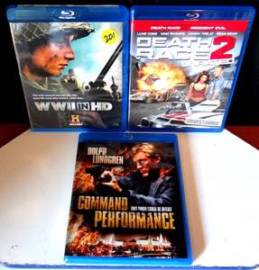 lot 201 image: BLURAY DVD LOT - 3 MOVIES