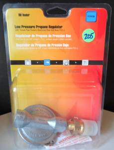 lot 205 image: MR. HEATER, LOW PRESSURE PROPANE REGULATOR - NIP