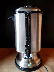 lot 219 image: SAECO COMMERCIAL 60 Cup DIGITAL COFFEE PERCOLATOR HSDCU60R URN Brewer