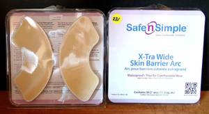 lot 231 image: SAFEnSIMPLE Safe N Simple Skin Barrier Waterproof Arc (2X$) NEW PKG OF 30