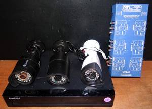 lot 238 image: SAMSUNG HDD RECORDER WITH CAMERA LOT