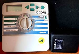 lot 242 image: Hunter Sprinkler XC800i X-Core 8-Station Indoor Irrigation Timer