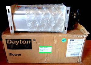lot 247 image: Dayton 1TDU4A Shaded Pole Split 115v Capacitor Blower 170 HP 105 CFM - NEW IN BOX