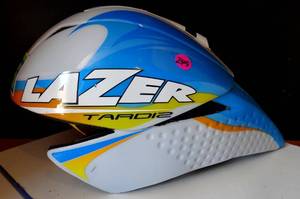 lot 249 image: LAZER TARDIS AERO CYCLING HELMET