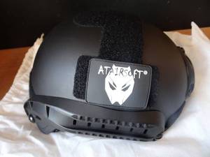 lot 256 image: ATAIRSOFT PJ Type Tactical Paintball Airsoft Fast Helmet - NEW IN BAG