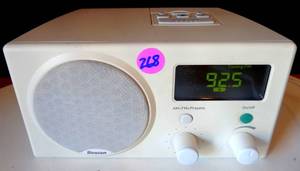 lot 268 image: Boston Acoustics Recepter Radio (Polar White) Table Radio