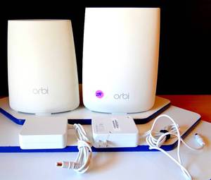 lot 298 image: Netgear Orbi RBS40 AC2200 WiFi System Add-on Satellite & RBS 50 (2X$) $$$