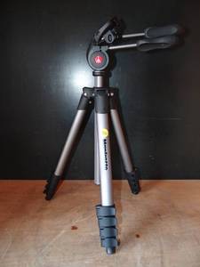 lot 340 image: Manfrotto Compact Advanced Aluminum Tripod (Black) BH #MAMCMPCTADVB $$$