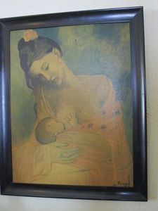 lot 161 image: PABLO PICASSO MATERNITY MOTHER AND CHILD FRAMED PRINT