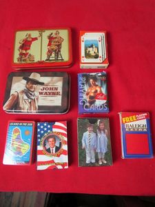 lot 108 image: VARIOUS DECKS OF CARDS