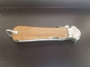lot 4 image: German Paratrooper gravity knife #51 with spike - Paul Weyersberg Co. - Solingen