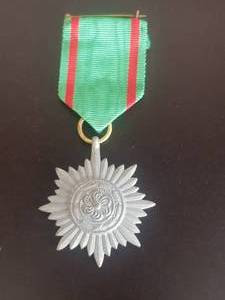 lot 70 image: WWII German decoration ribbon for Bravery and Merit - Eastern People
